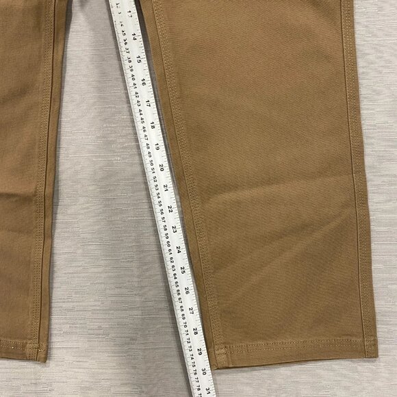 CAT Caterpillar Utility Work Pants Mens 30 x 30 Brown Flex Waistband Cell Pocket - Picture 12 of 15